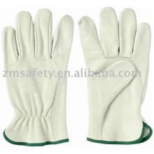 Cowgrain Leather Safety Driving Gloves